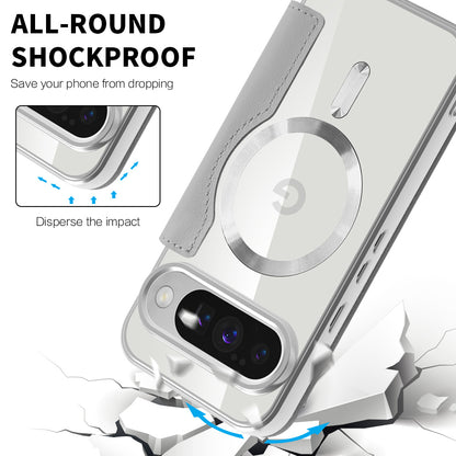 MagSafe-etui til Google Pixel 10 Pro XL, Techsuit, SmartMag Book, Grå