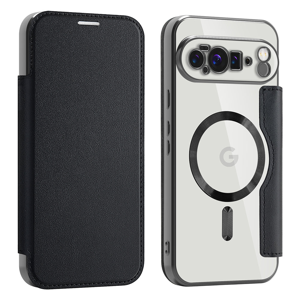 MagSafe-etui til Google Pixel 10 Pro XL, Techsuit, SmartMag Book, Sort