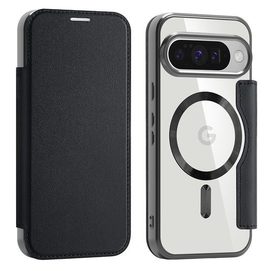 MagSafe-etui til Google Pixel 10 Pro / 10, Techsuit, SmartMag Book, Sort