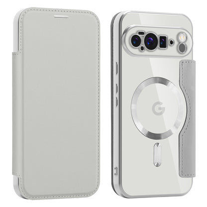 MagSafe-etui til Google Pixel 10 Pro XL, Techsuit, SmartMag Book, Grå