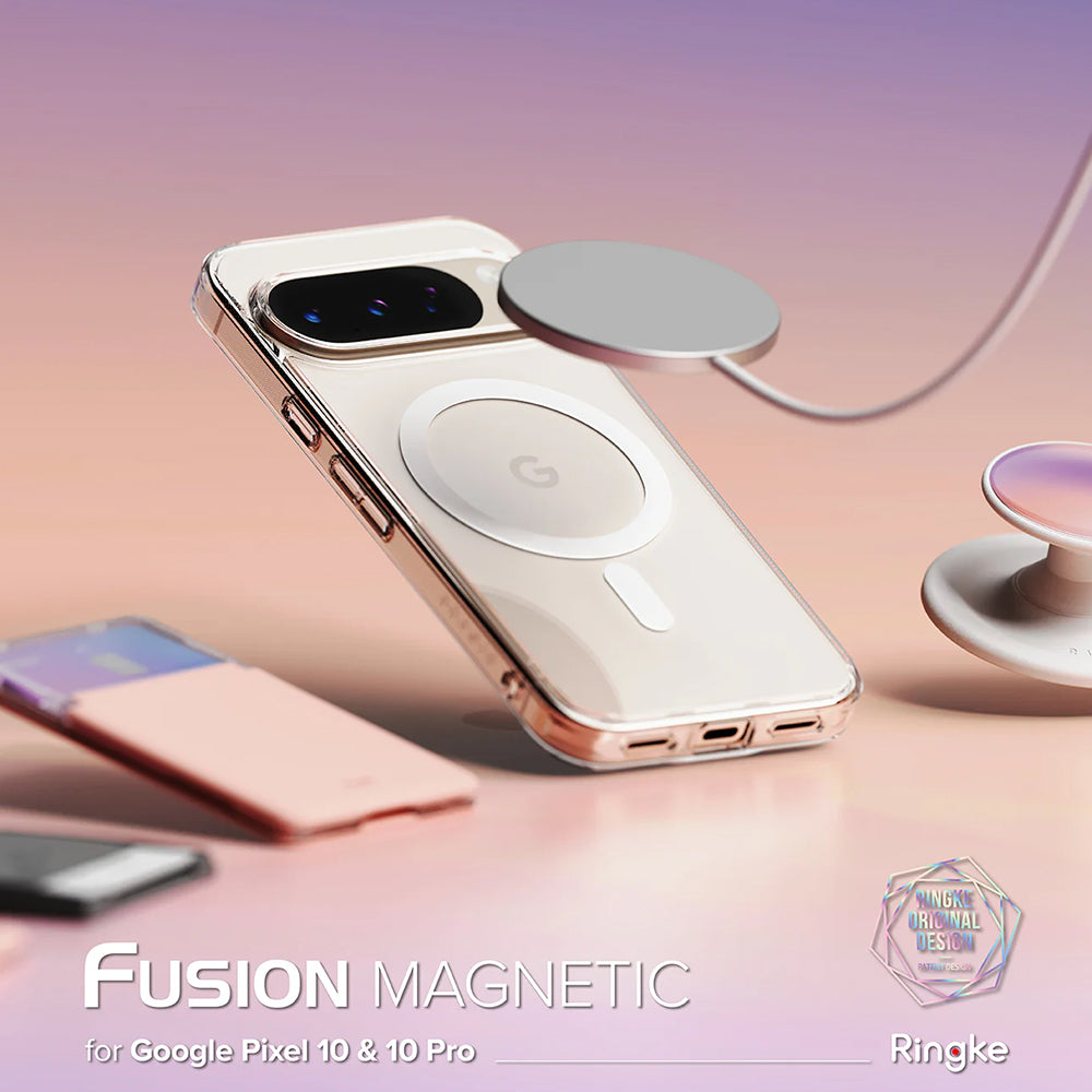 MagSafe-etui til Google Pixel 10 Pro / 10, Ringke, Fusion, Transparent
