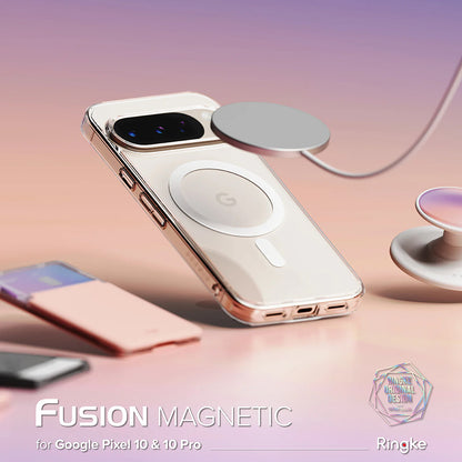 MagSafe-etui til Google Pixel 10 Pro / 10, Ringke, Fusion, Transparent