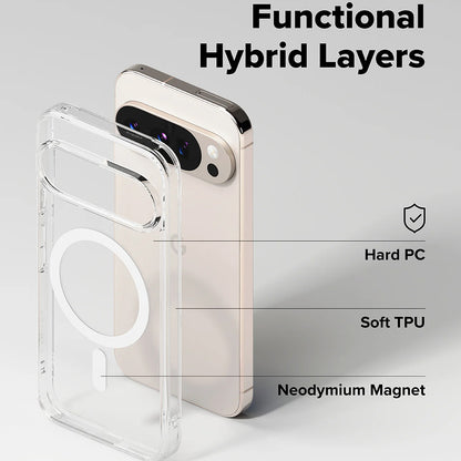 MagSafe-etui til Google Pixel 10 Pro / 10, Ringke, Fusion, Transparent