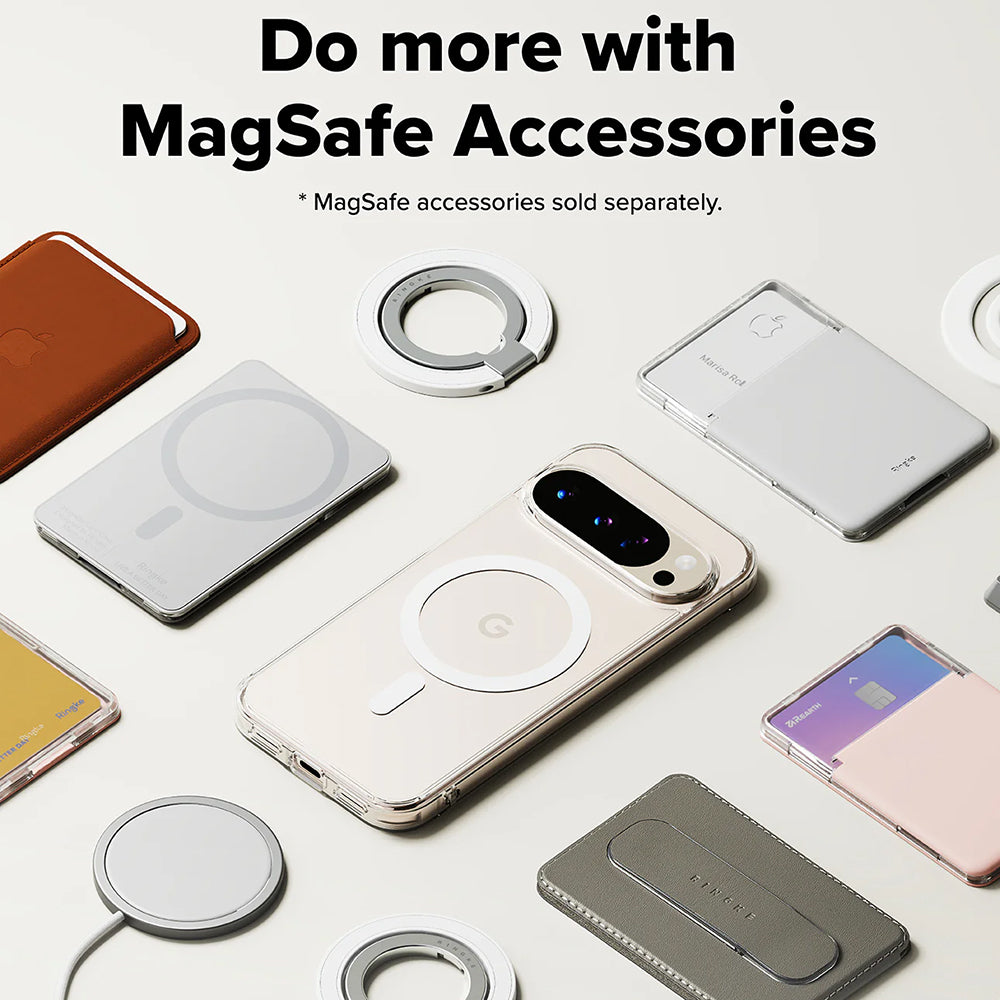 MagSafe-etui til Google Pixel 10 Pro / 10, Ringke, Fusion, Transparent