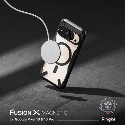 MagSafe-etui til Google Pixel 10 Pro / 10, Ringke, Fusion X, Sort