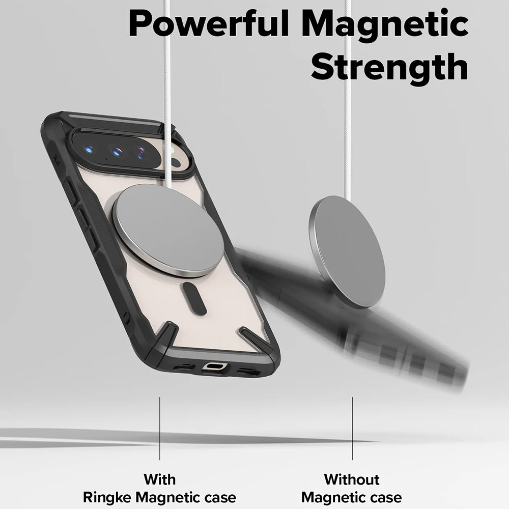 MagSafe-etui til Google Pixel 10 Pro / 10, Ringke, Fusion X, Sort
