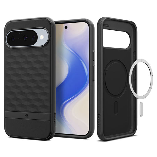 MagSafe cover til Google Pixel 10 Pro / 10, Spigen, Caseology Parallax, Mat Sort ACS09708