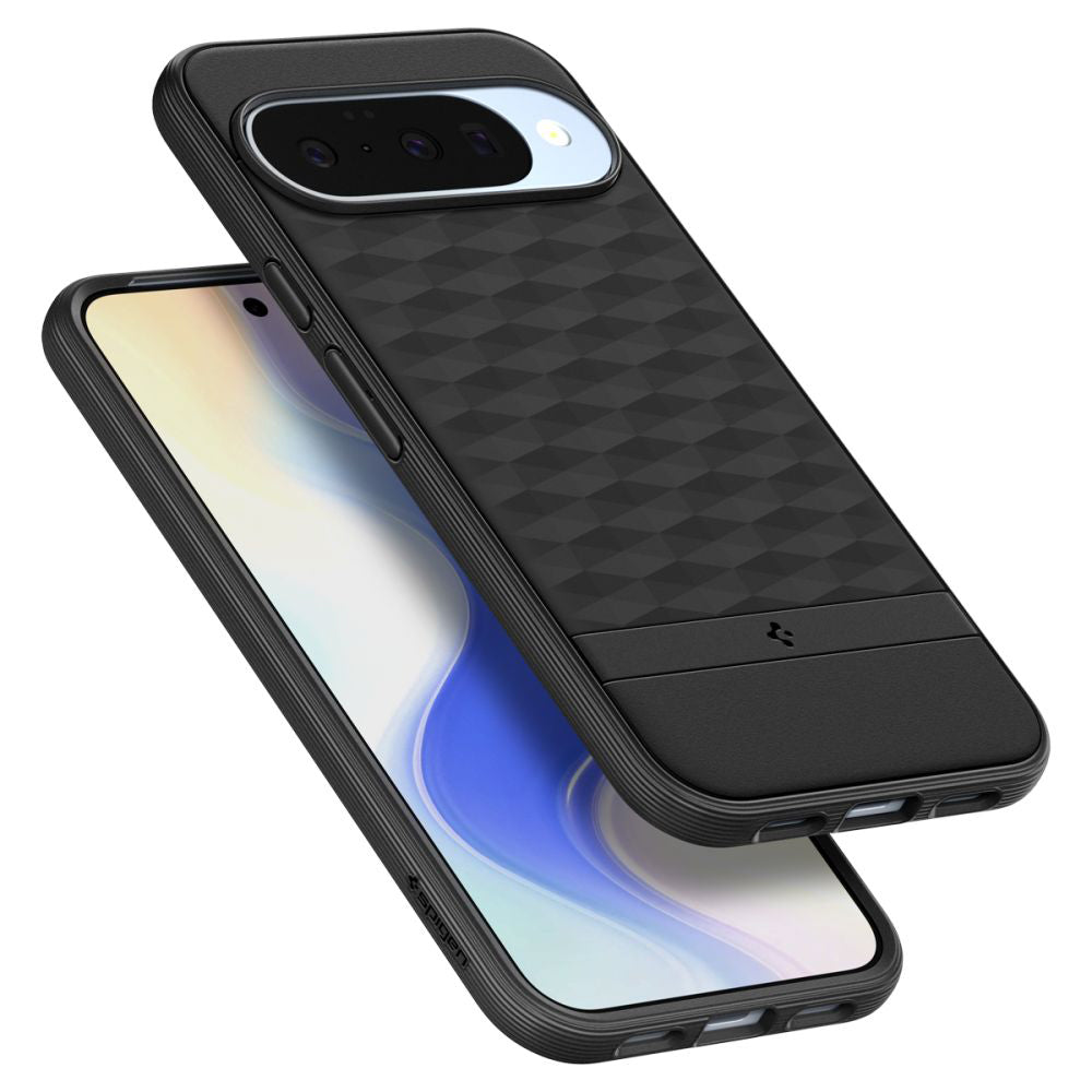 MagSafe cover til Google Pixel 10 Pro / 10, Spigen, Caseology Parallax, Mat Sort ACS09708