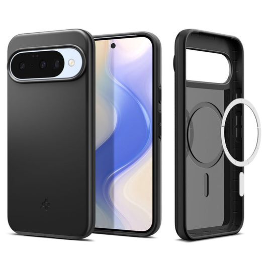 MagSafe cover til Google Pixel 10 Pro / 10, Spigen, Thin Fit, Sort ACS09699