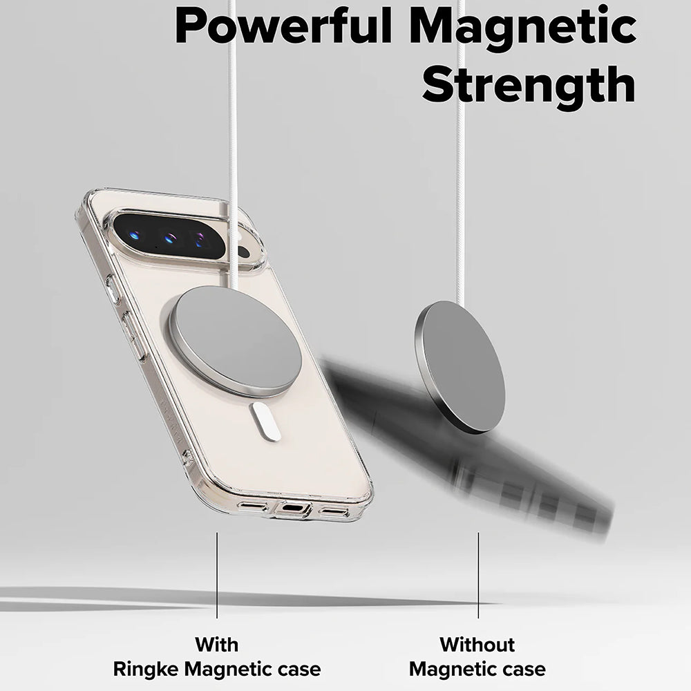MagSafe-etui til Google Pixel 10 Pro XL, Ringke, Fusion, Transparent