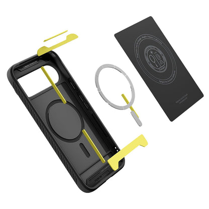 MagSafe cover til Google Pixel 10 Pro XL, Spigen, Rugged Armor, Mat Sort ACS09721