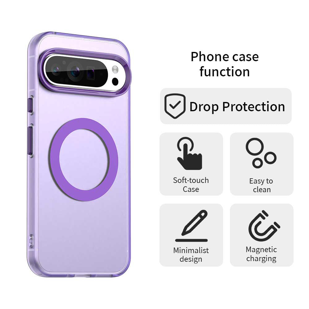 MagSafe-etui til Google Pixel 10 Pro XL, Techsuit, CandyCase, Lilla