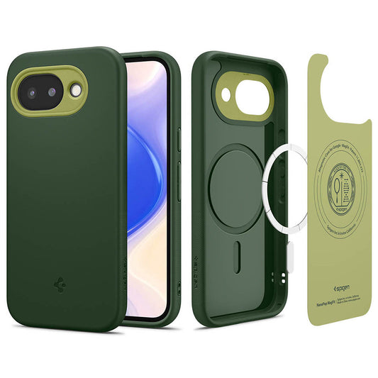 MagSafe Case for Google Pixel 10a, Spigen, Caseology Nano Pop, Green ACS11288