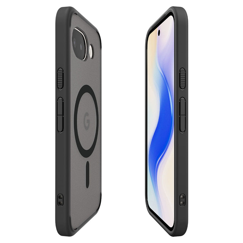 MagSafe cover til Google Pixel 10a, Spigen, Ultra Hybrid, Satin Sort ACS11278