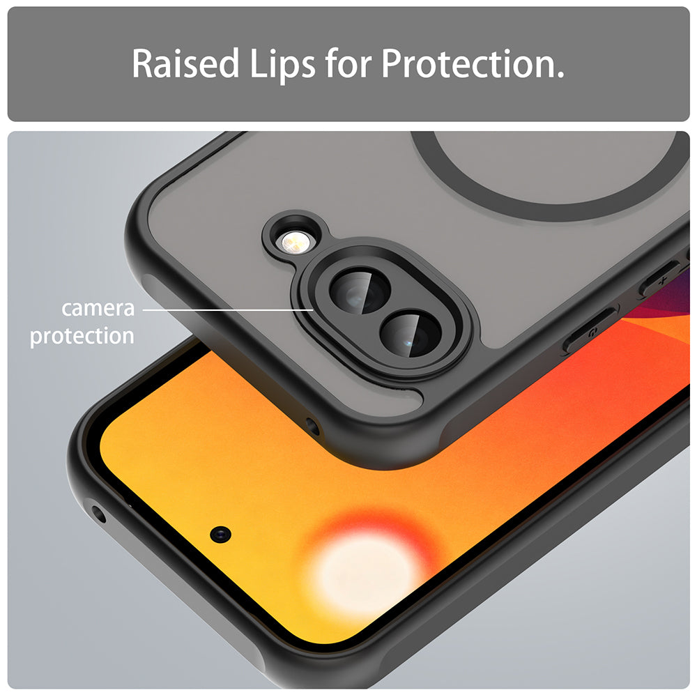 MagSafe cover til Google Pixel 10a, Techsuit, HaloFrost II, Sort