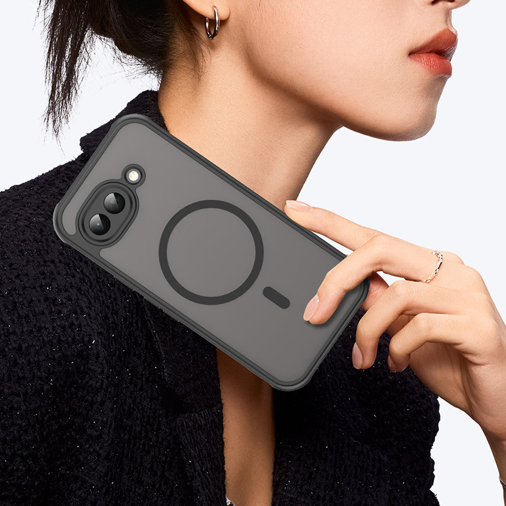 MagSafe cover til Google Pixel 10a, Techsuit, HaloFrost II, Sort