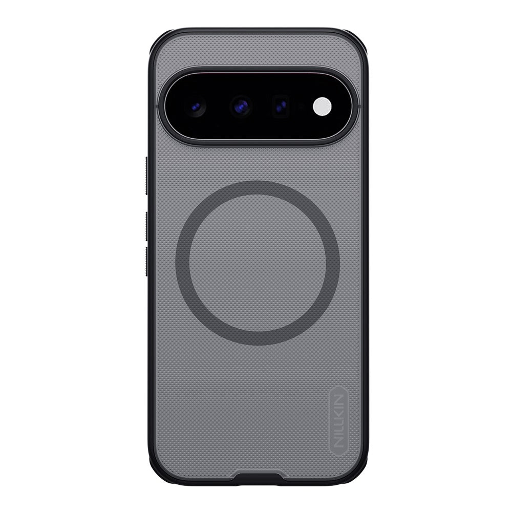MagSafe-cover til Google Pixel 11, Nillkin, Super Shield Pro, sort transparent satinfinish