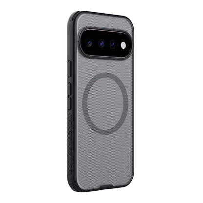 MagSafe-cover til Google Pixel 11, Nillkin, Super Shield Pro, sort transparent satinfinish