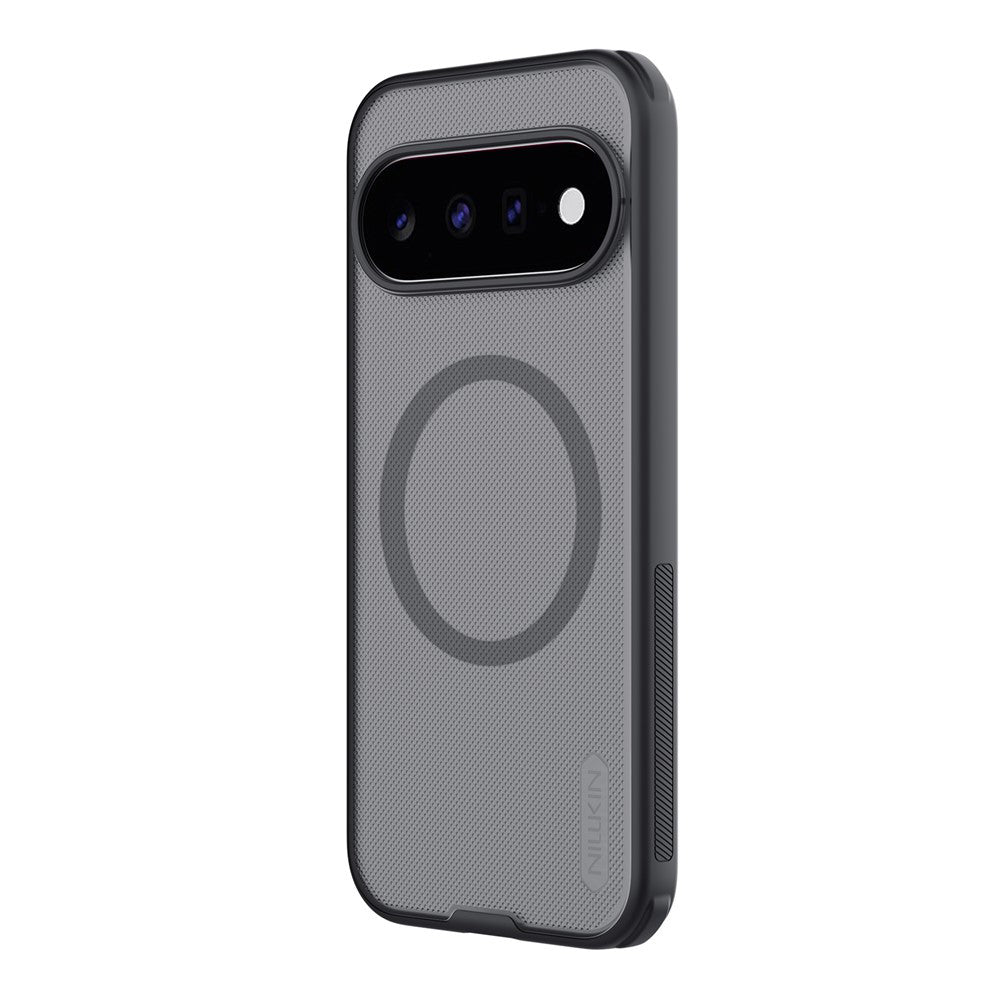 MagSafe-cover til Google Pixel 11, Nillkin, Super Shield Pro, sort transparent satinfinish