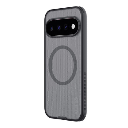 MagSafe-cover til Google Pixel 11, Nillkin, Super Shield Pro, sort transparent satinfinish