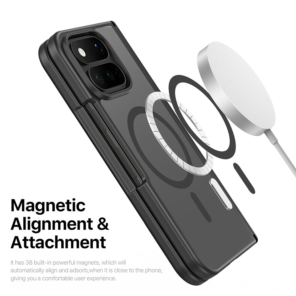 MagSafe-etui til Google Pixel 11 Pro Fold, DUX DUCIS, Yind, Lyserød