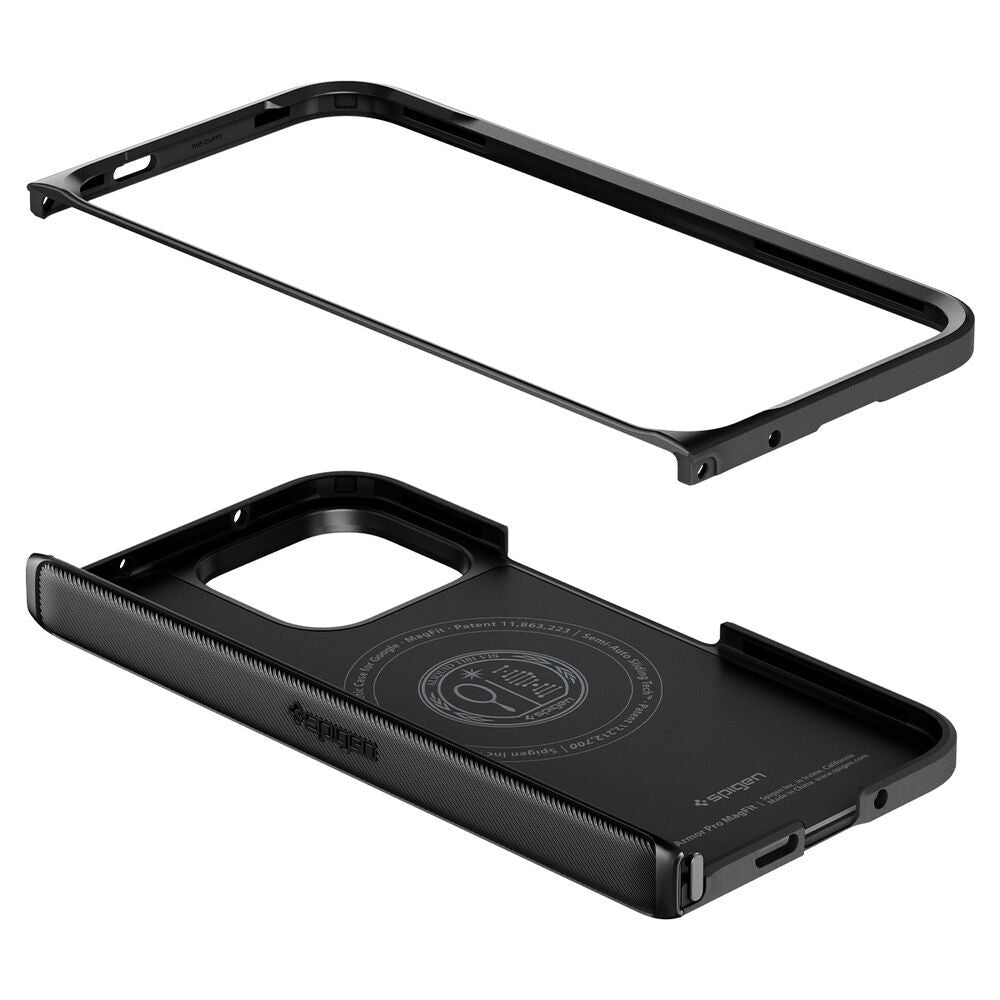 MagSafe-etui til Google Pixel 11 Pro Fold, Spigen, Slim Armor Pro, Sort ACS11458