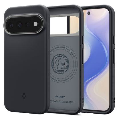 MagSafe-etui til Google Pixel 11 Pro, Spigen, Caseology Nano Pop, Sort ACS11435