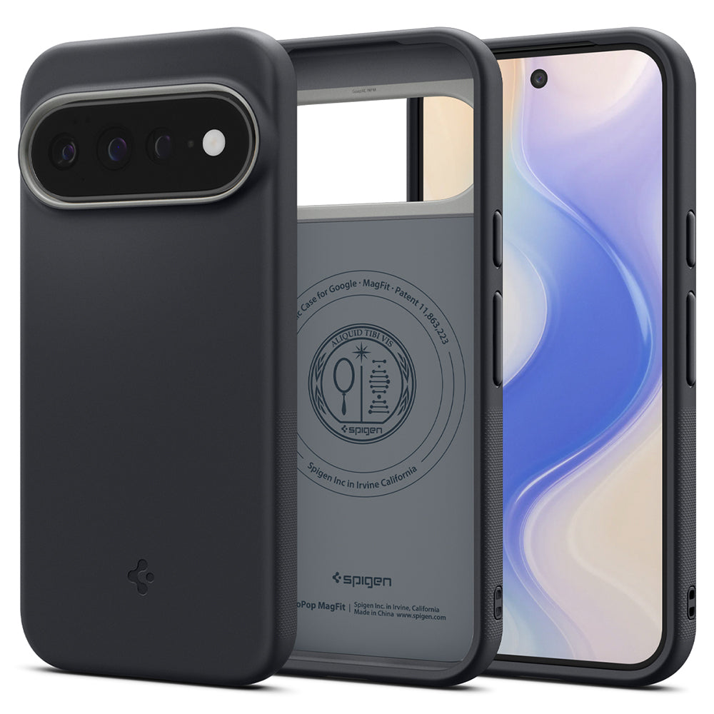 MagSafe-etui til Google Pixel 11 Pro XL, Spigen, Caseology Nano Pop, Sort ACS11455