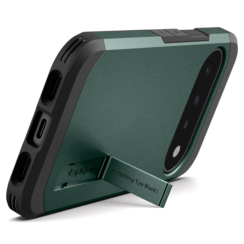 MagSafe-etui til Google Pixel 11, Spigen, Tough Armor, Grøn ACS11854
