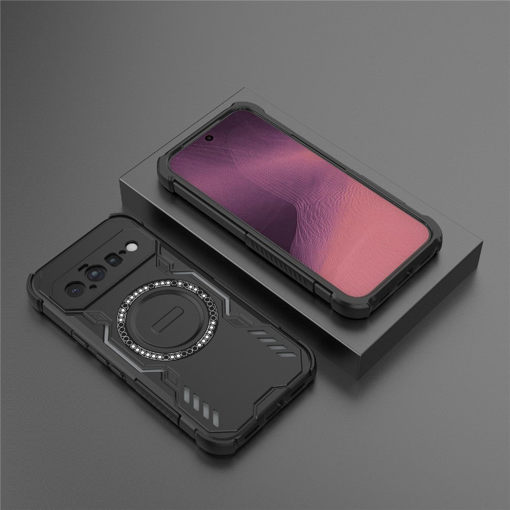 MagSafe-cover til Google Pixel 11, Techsuit, ArmorMag, sort