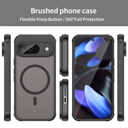 MagSafe Case for Google Pixel 9, Techsuit, HaloFrost II, Black
