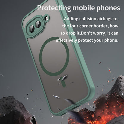 MagSafe-etui til Google Pixel 9a, Techsuit, HaloFrost II, Grøn