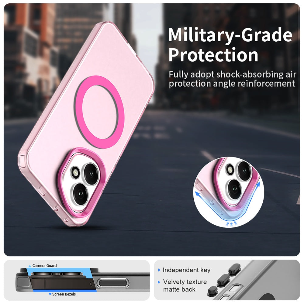MagSafe-etui til Honor 400, Techsuit, CandyCase, Lyserød