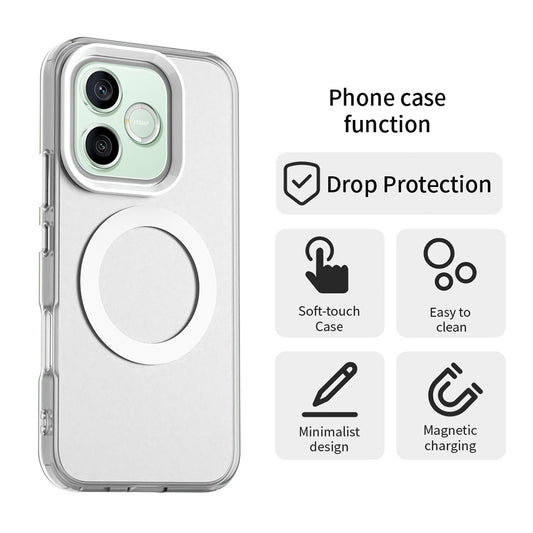 MagSafe-etui til Honor 600 Lite, Techsuit, CandyCase, Hvid