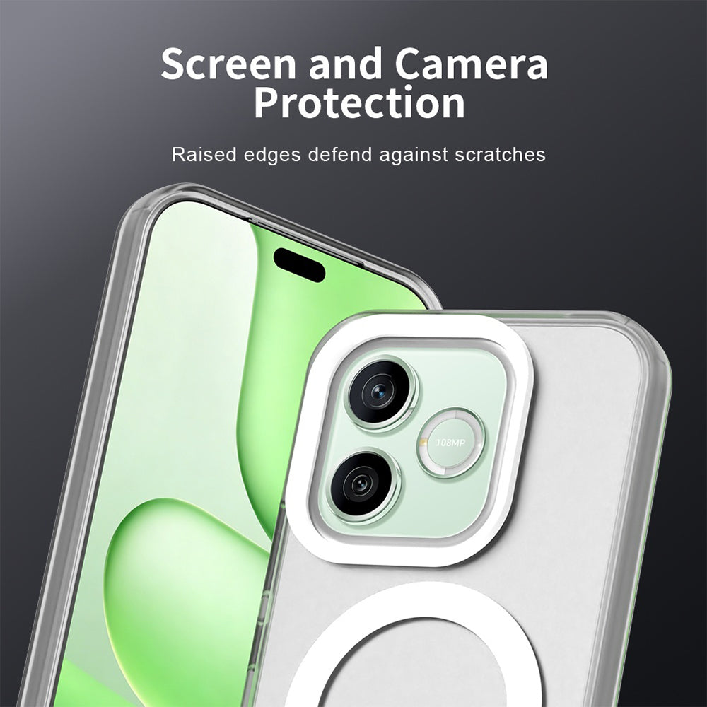 MagSafe-etui til Honor 600 Lite, Techsuit, CandyCase, Hvid