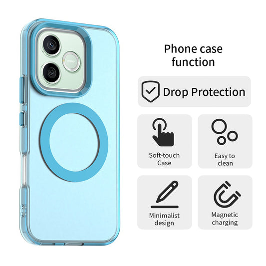 MagSafe-etui til Honor 600 Lite, Techsuit, CandyCase, Blå