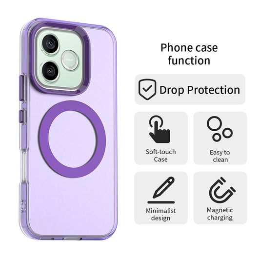 MagSafe-etui til Honor 600 Lite, Techsuit, CandyCase, Lilla