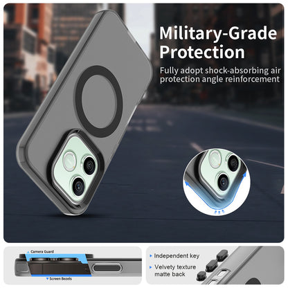 MagSafe-etui til Honor 600 Lite, Techsuit, CandyCase, Sort