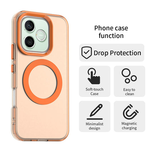 MagSafe-etui til Honor 600 Lite, Techsuit, CandyCase, Orange