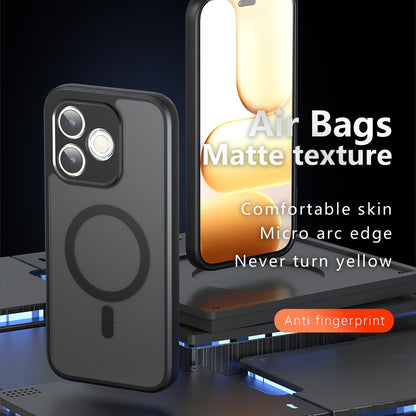 MagSafe cover til Honor 600 Lite, Techsuit, PureFrost, Satin Sort