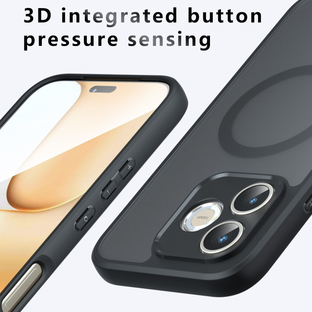 MagSafe cover til Honor 600 Lite, Techsuit, PureFrost, Satin Sort