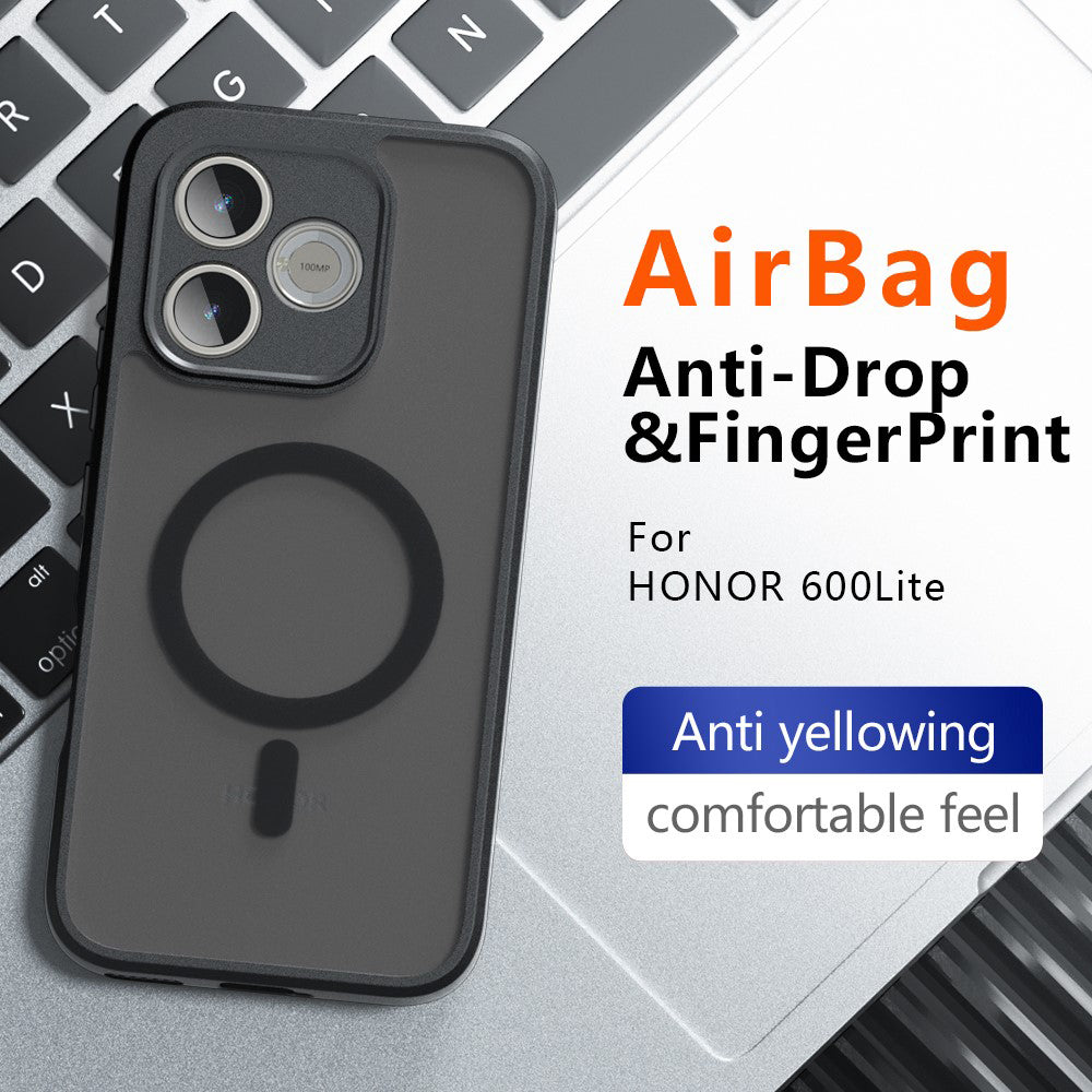 MagSafe cover til Honor 600 Lite, Techsuit, PureFrost, Satin Sort