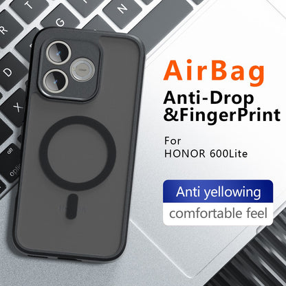 MagSafe cover til Honor 600 Lite, Techsuit, PureFrost, Satin Sort