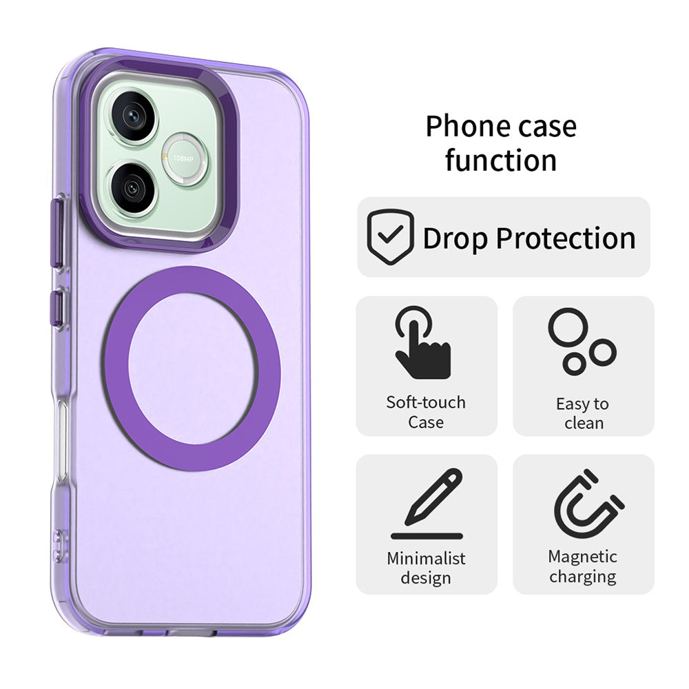 MagSafe-etui til Honor 600 Pro / 600, Techsuit, CandyCase, Lilla