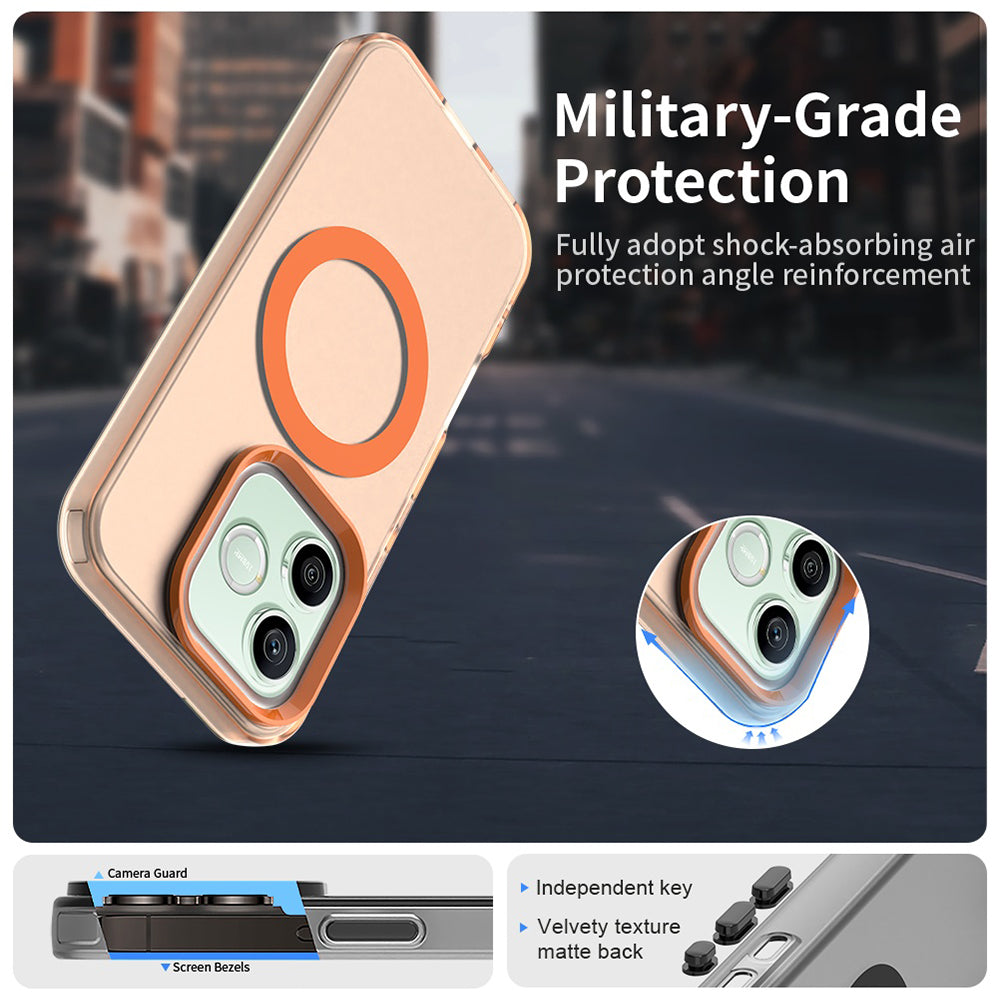 MagSafe-etui til Honor 600 Pro / 600, Techsuit, CandyCase, Orange