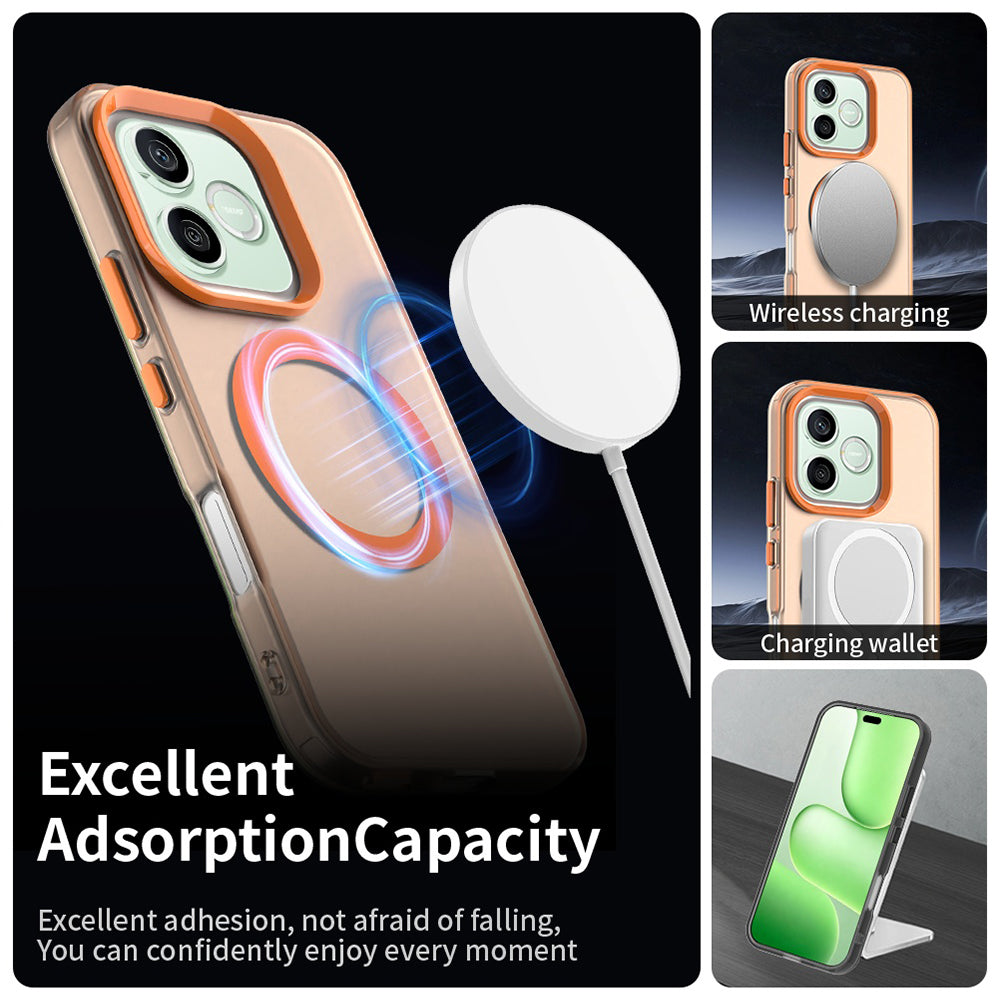 MagSafe-etui til Honor 600 Pro / 600, Techsuit, CandyCase, Orange