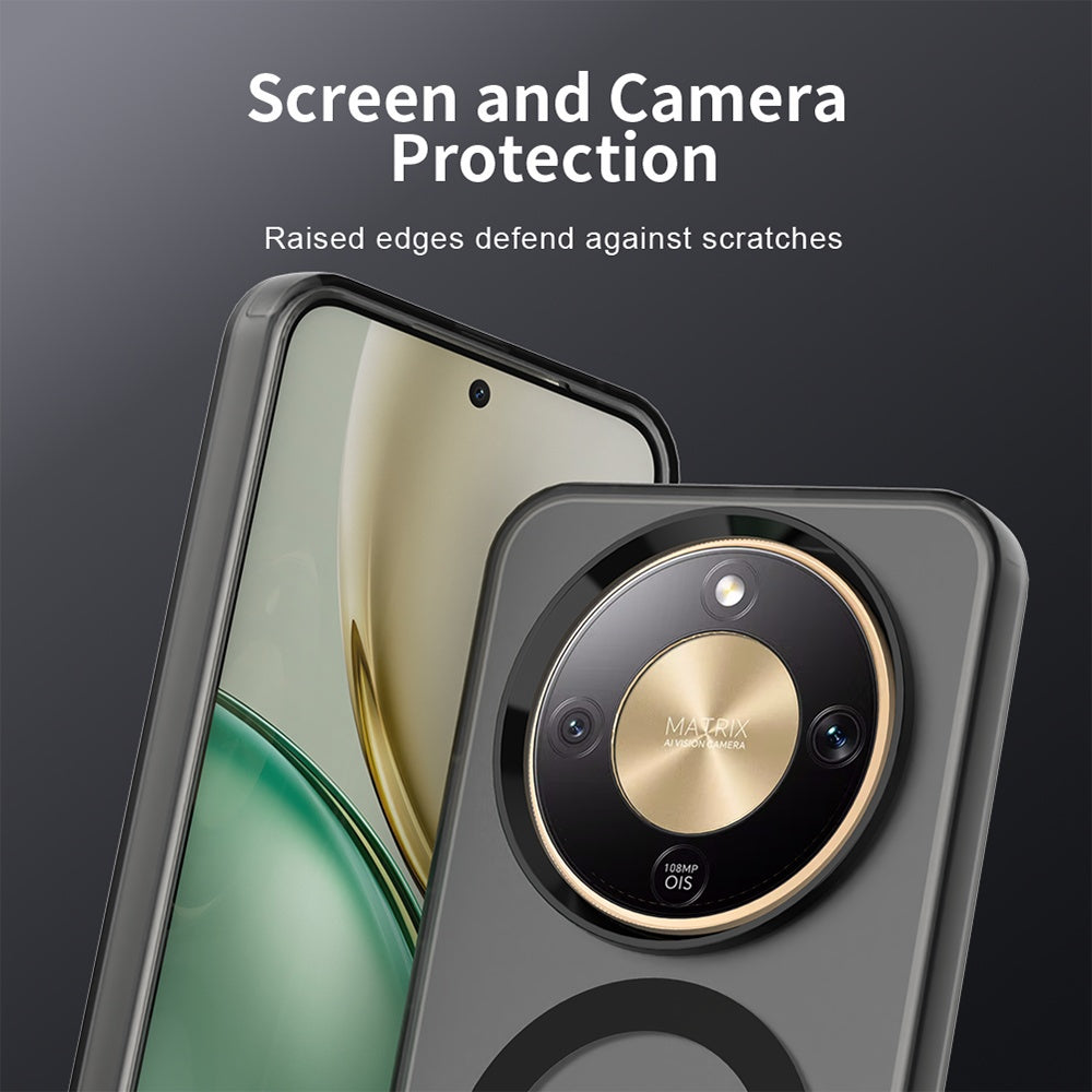 MagSafe cover til Honor Magic8 Lite, Techsuit, CandyCase, Sort