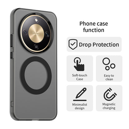 MagSafe cover til Honor Magic8 Lite, Techsuit, CandyCase, Sort