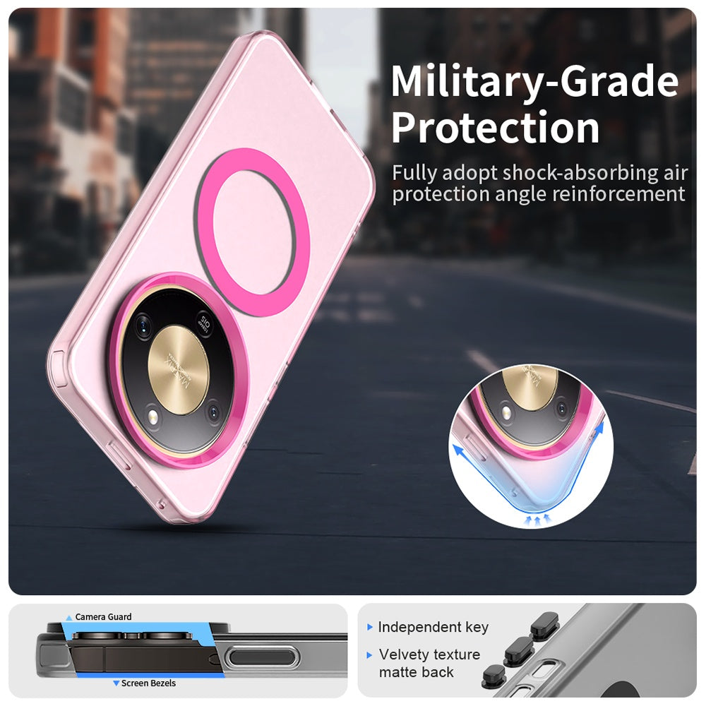 MagSafe cover til Honor Magic8 Lite, Techsuit, CandyCase, Pink