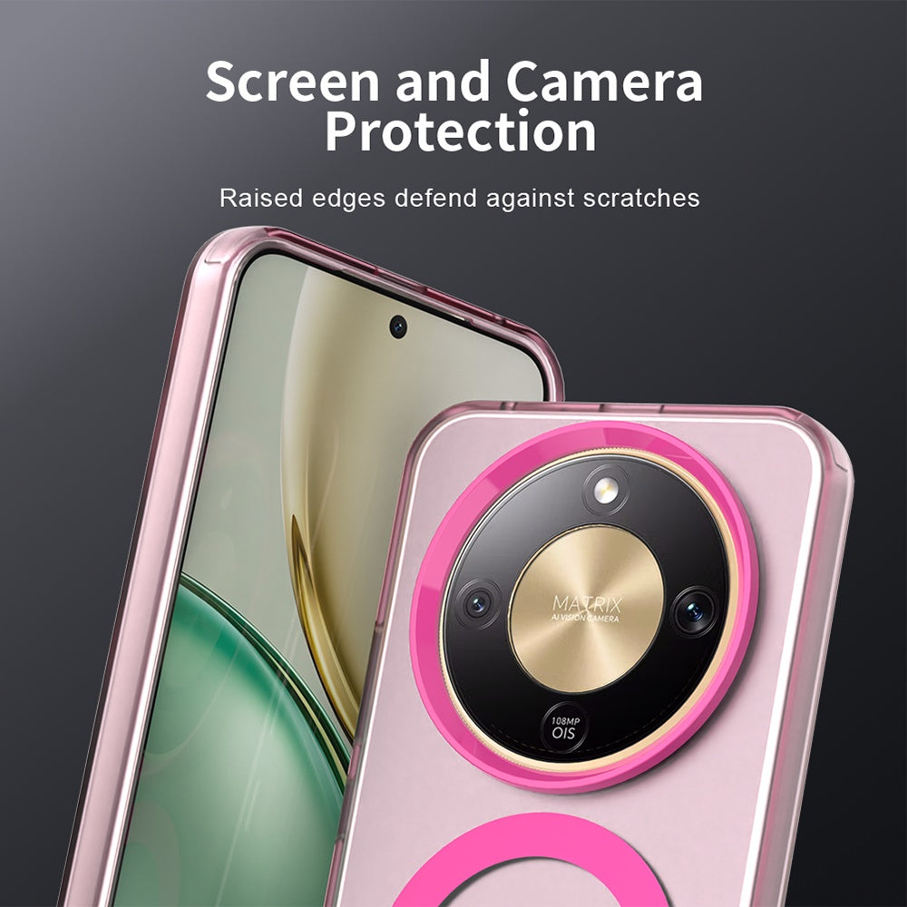 MagSafe cover til Honor Magic8 Lite, Techsuit, CandyCase, Pink